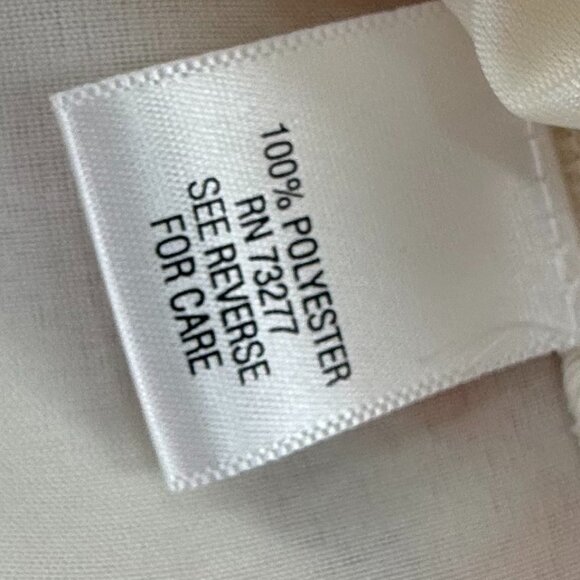 ELLE Sundress Medium Orange & White Lined Sleeveless Scoop Neck Belt Tie include - Picture 8 of 13